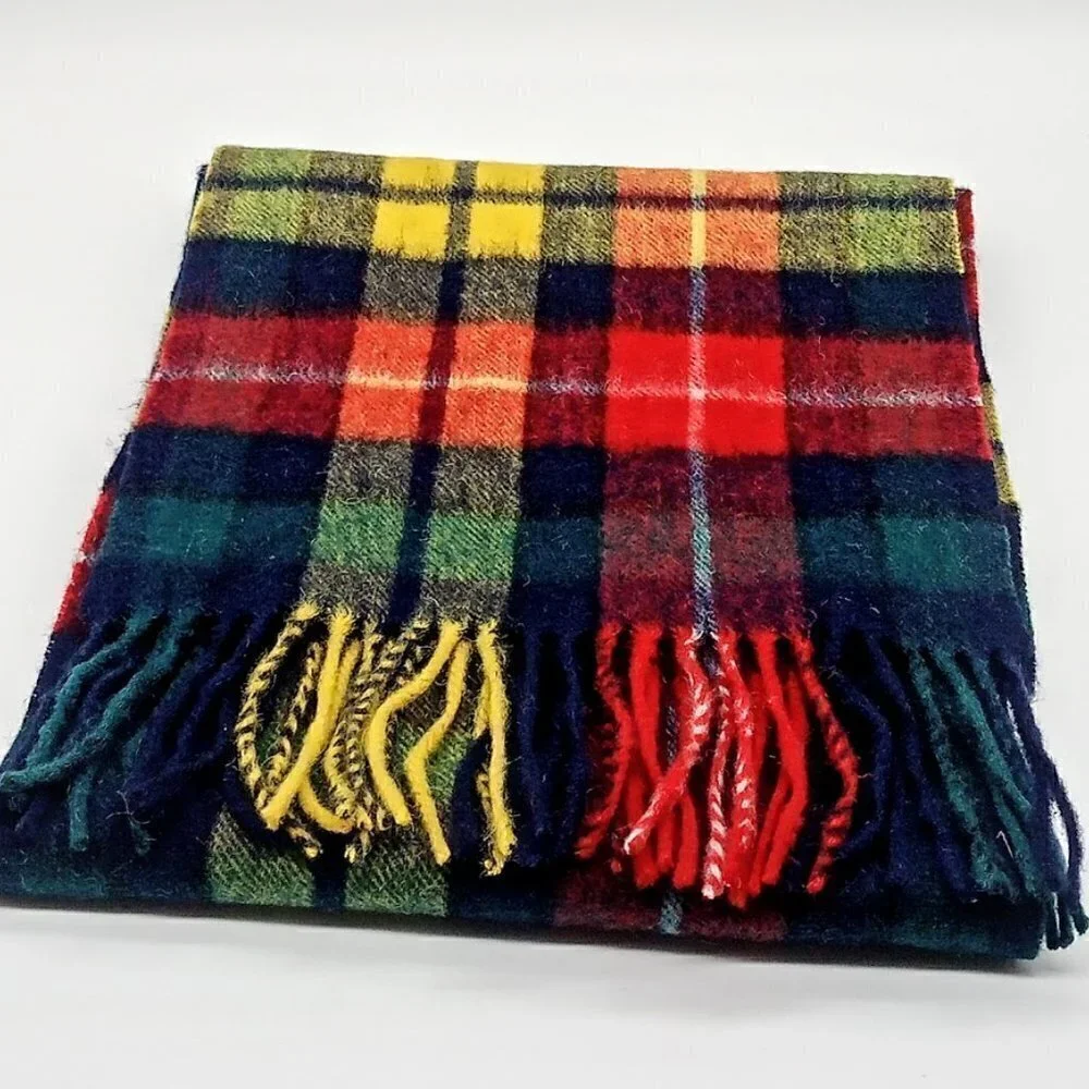 House of Scotland 100% Lambswool Fringed Scarf